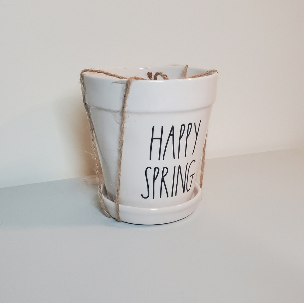 New Rae Dunn Happy Spring Planter - Picture 4 of 9